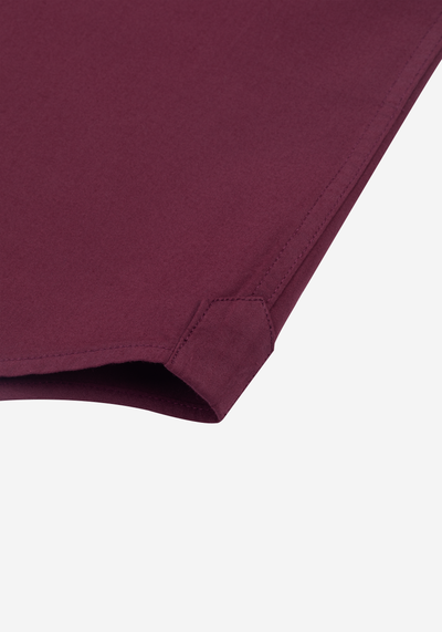 Mulberry Red Piece-Dyed Shirt