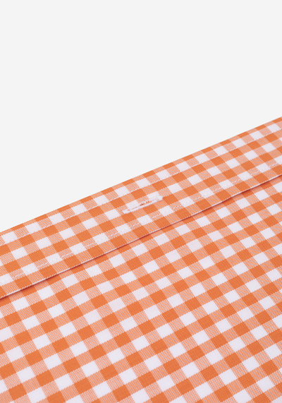 Harvest Orange Checked Twill Shirt