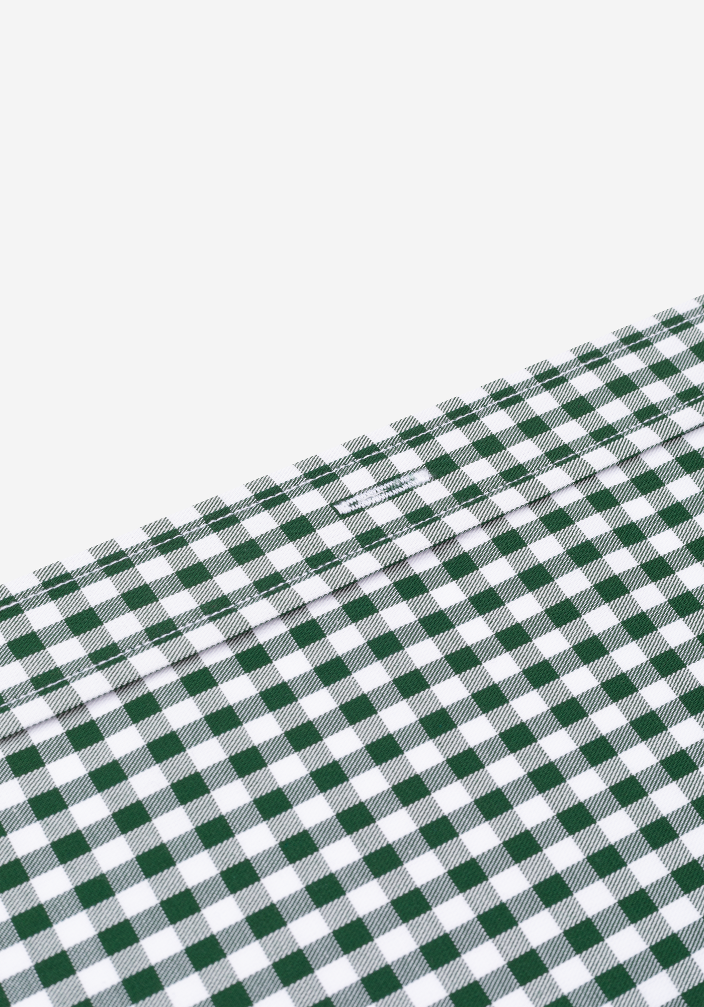 Emerald Green Checked Twill Shirt