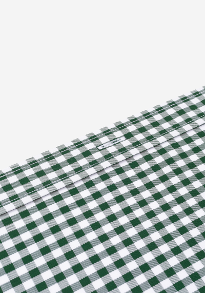 Emerald Green Checked Twill Shirt