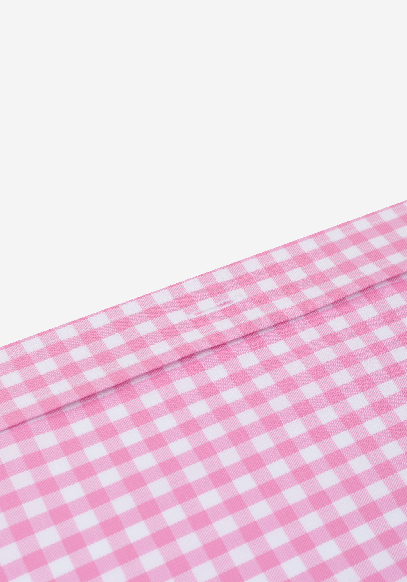 Petal Pink Checked Twill Shirt