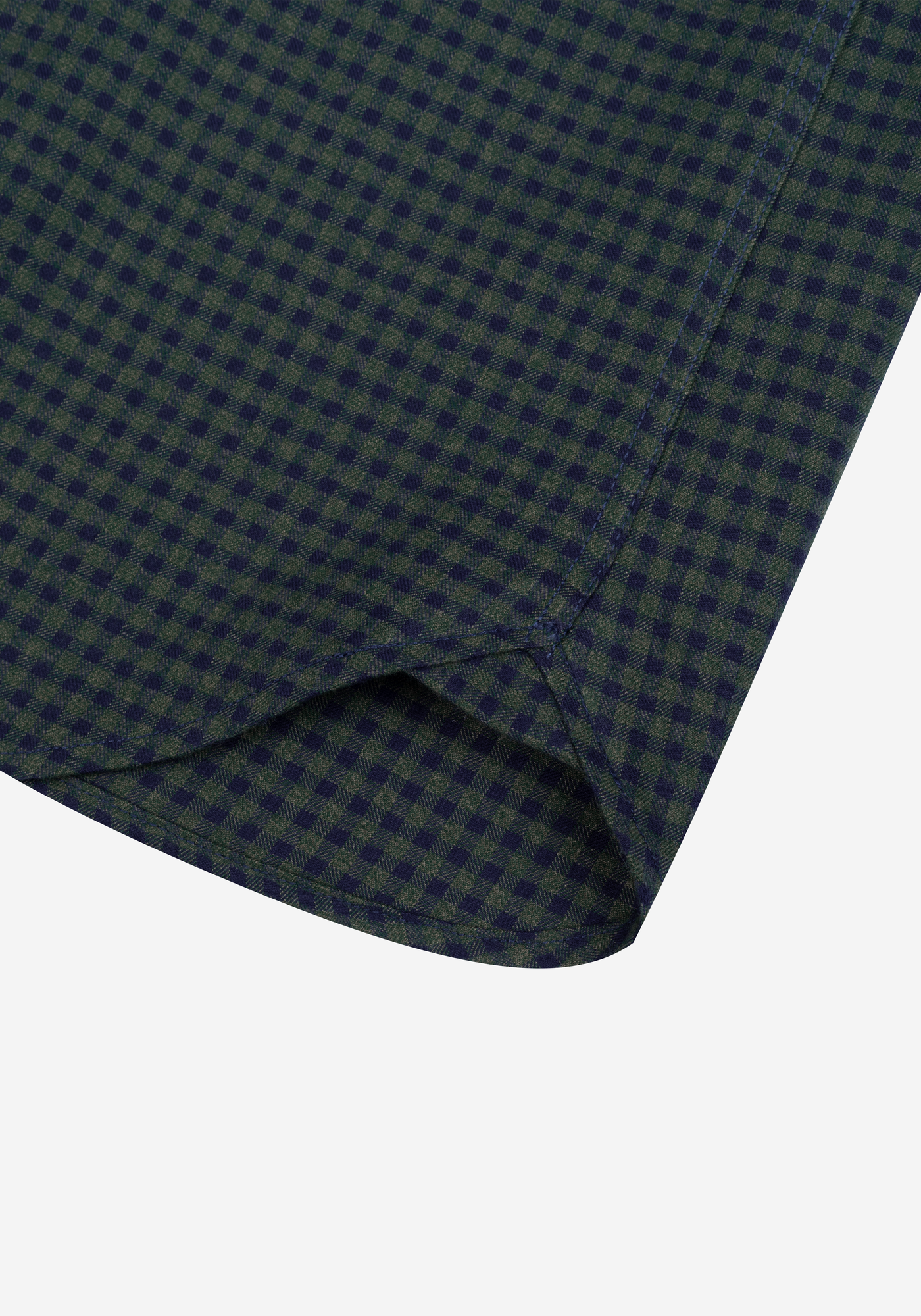 Shadow Green Checked Flannel Shirt