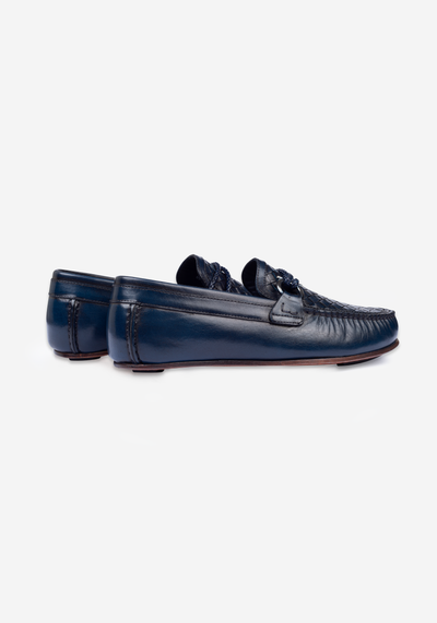 Royal Navy Quilted Calf-Skin Leather Slip On