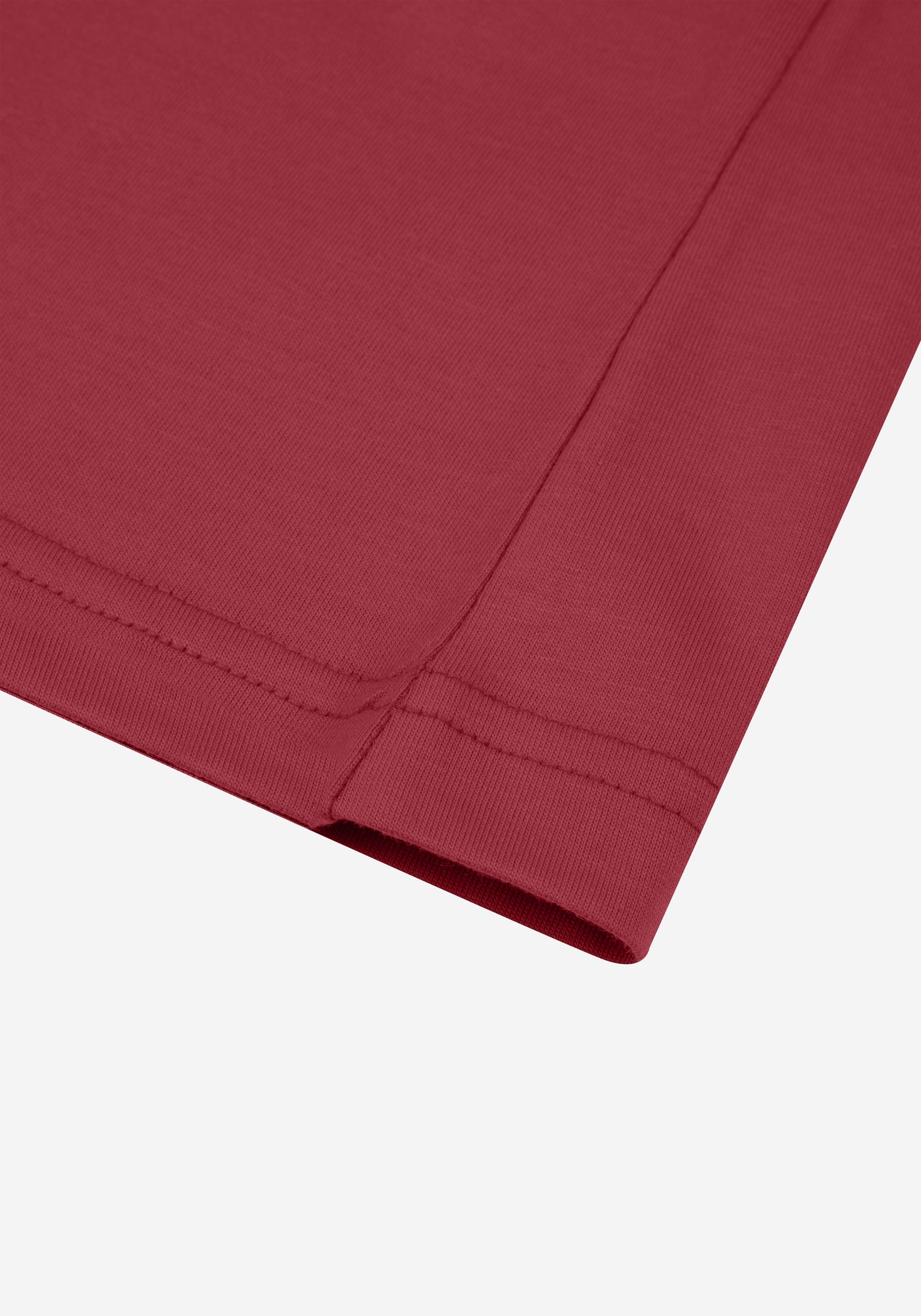 Terra Red Mercerized Single Jersey