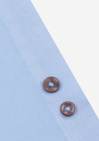 Powder Blue Piece-Dyed Shirt