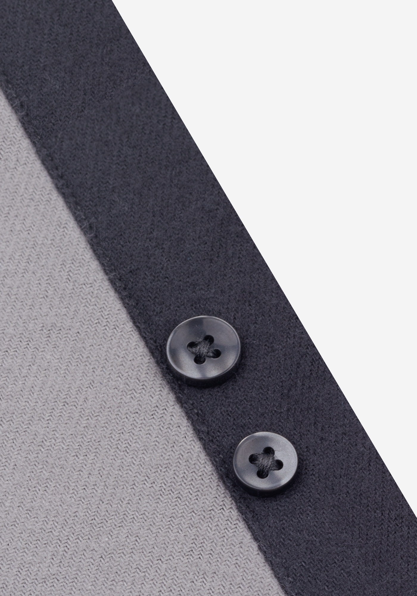 Stone Grey Flannel Herringbone Shirt