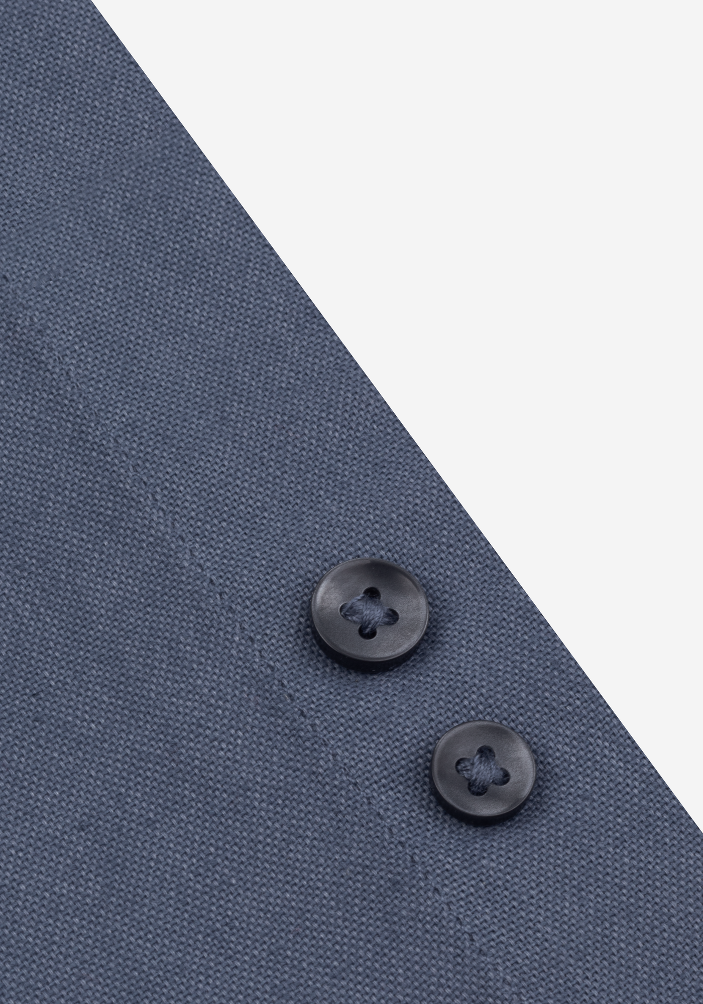 Faded Slate Blue Piece-Dyed Shirt