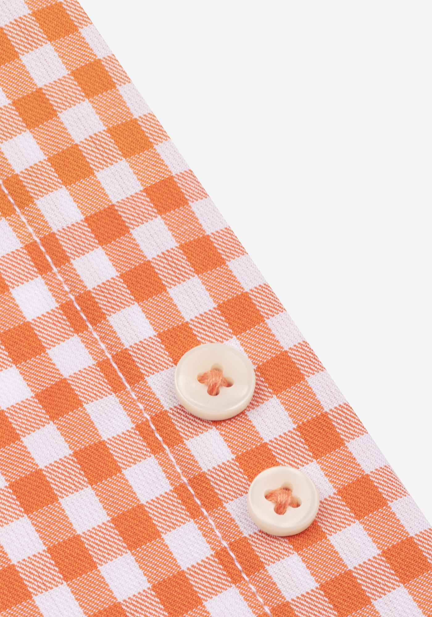 Harvest Orange Checked Twill Shirt