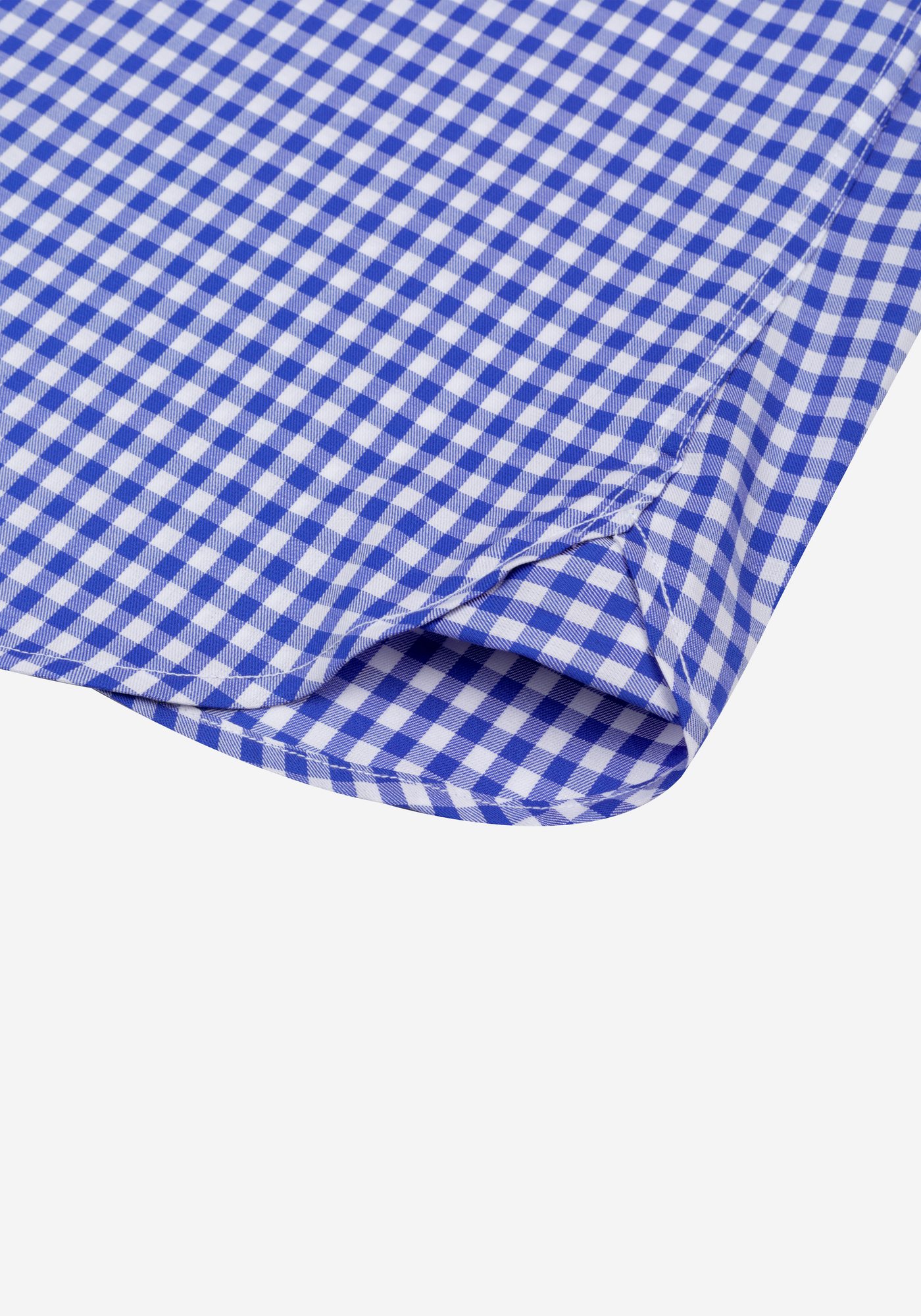 Classic Blue Checked Twill Shirt