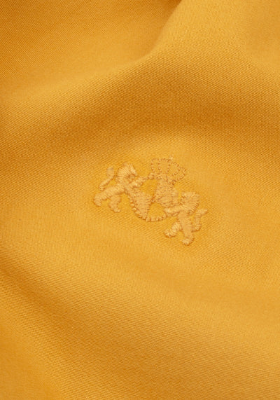 Ochre Yellow Piece-Dyed Shirt