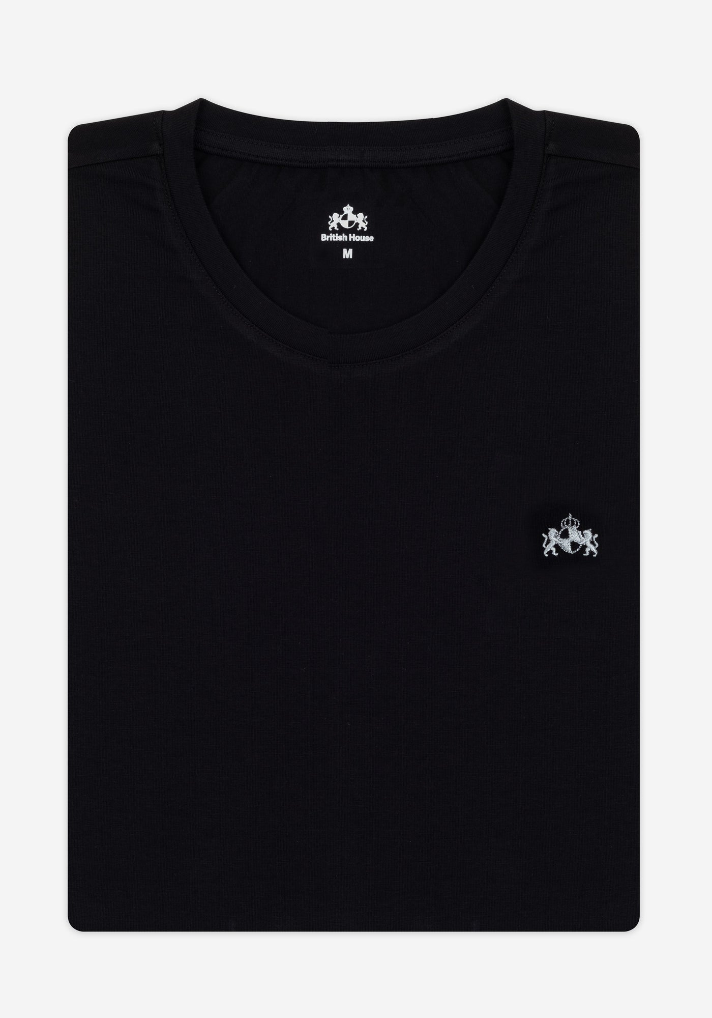 Dusk Black Cotton T-Shirt