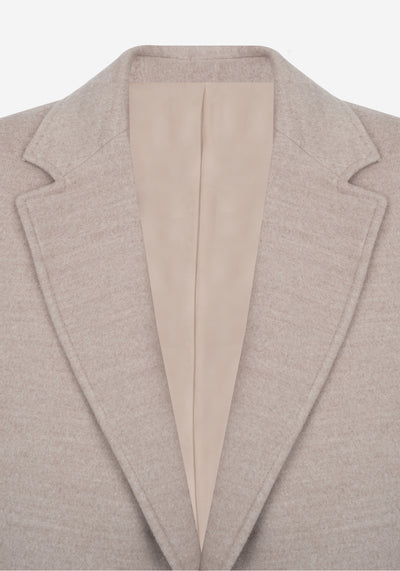 Sable Beige Poly Coat