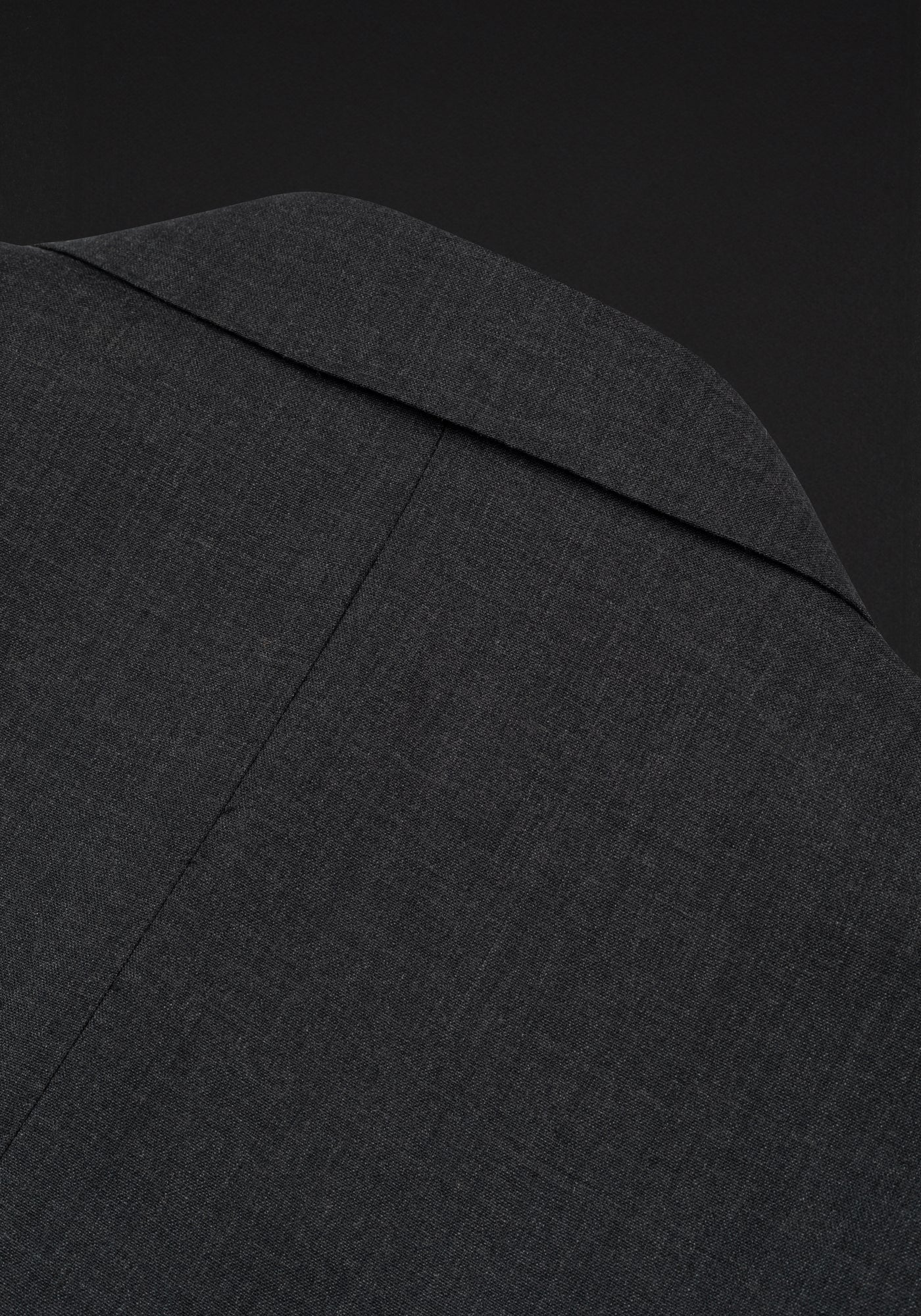 Obsidian Grey Semi-Italian Handmade 130S Cool Wool Blazer