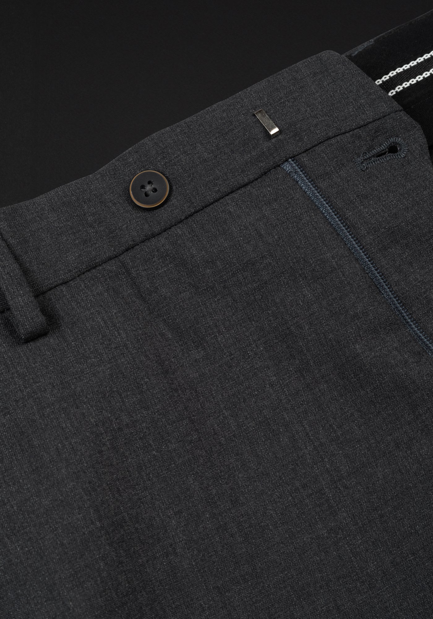 Moonstone Grey 130S Cool Wool Pants