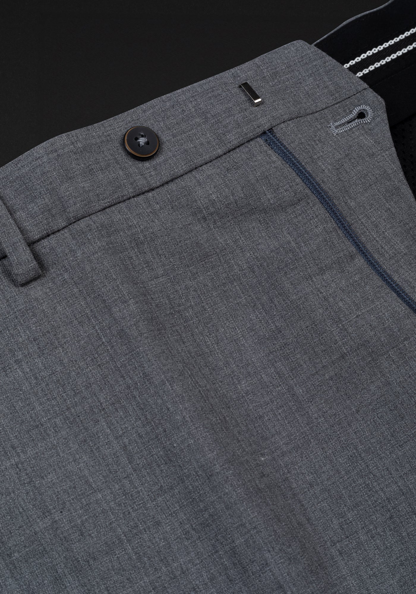 Fog Grey 130S Cool Wool Pants