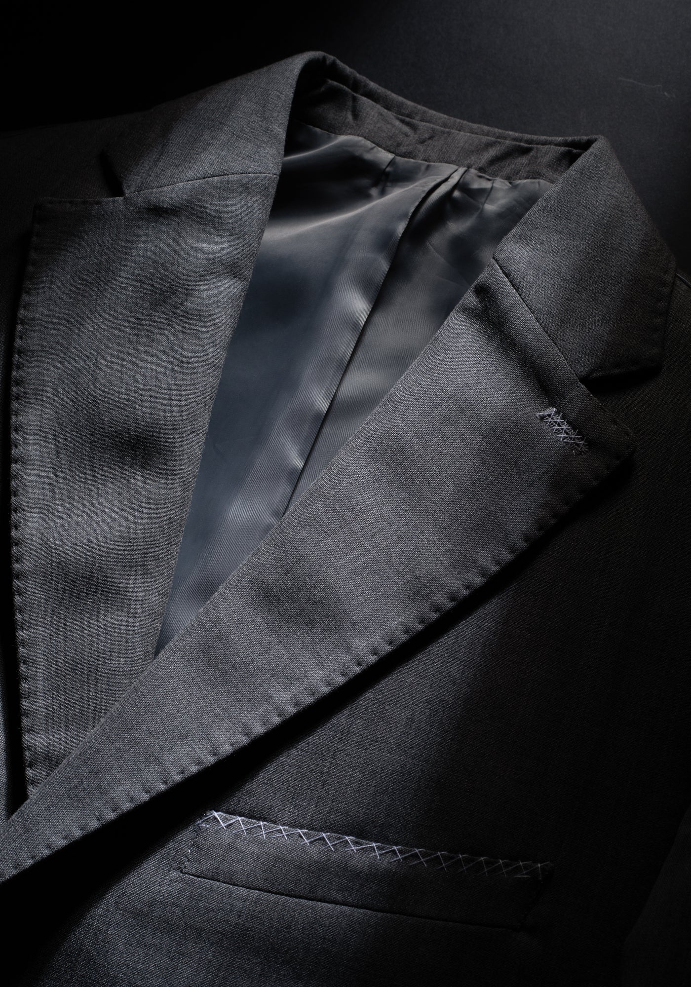 Gentle Grey Semi-Italian Handmade 130S Cool Wool Blazer