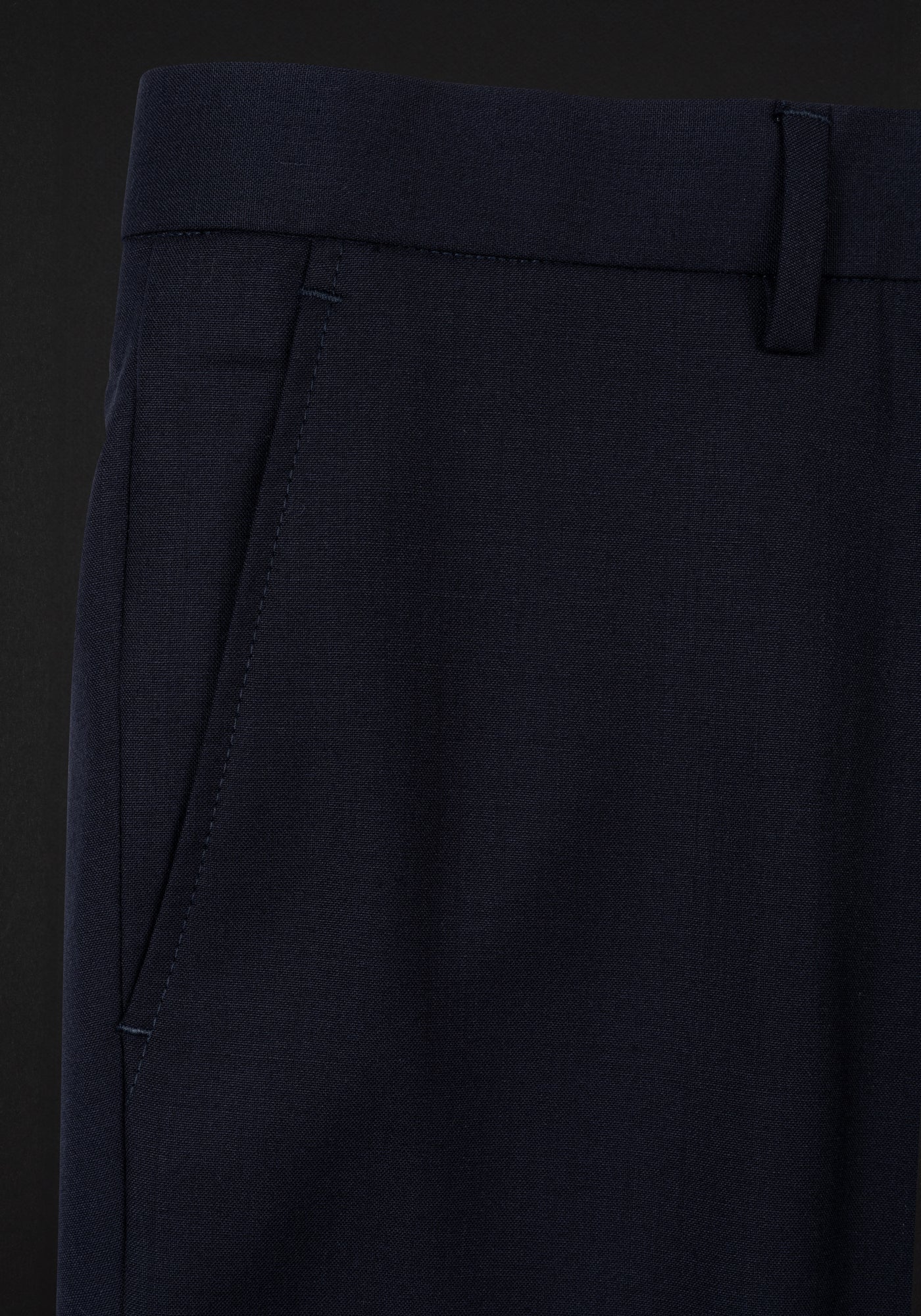 Deep Navy 130S Cool Wool Pants