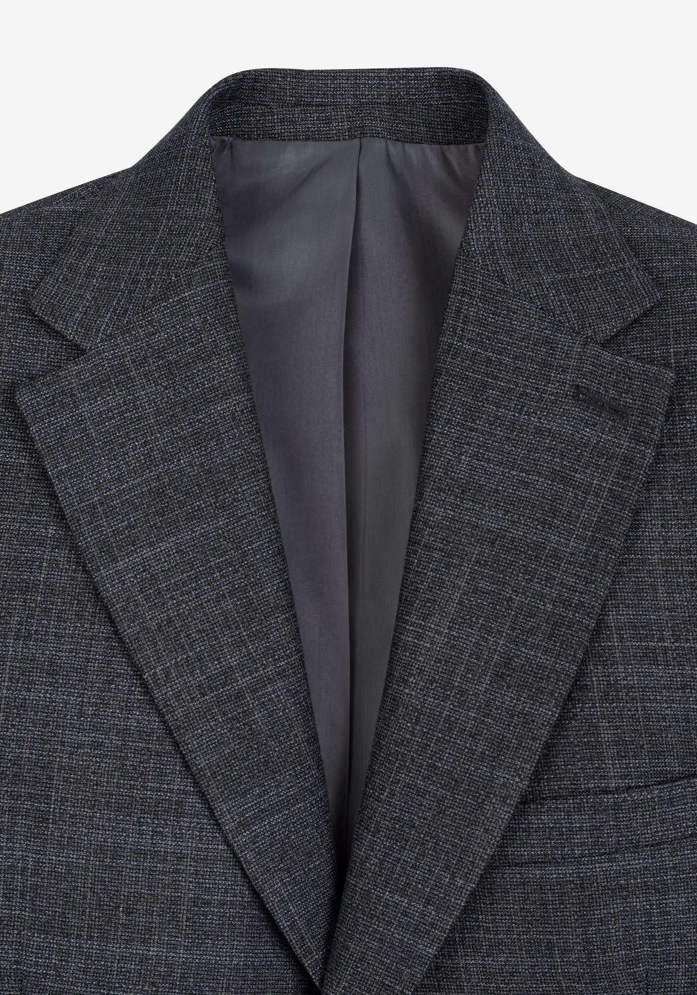 Contemporary Fit Jet Grey Mélange Blazer