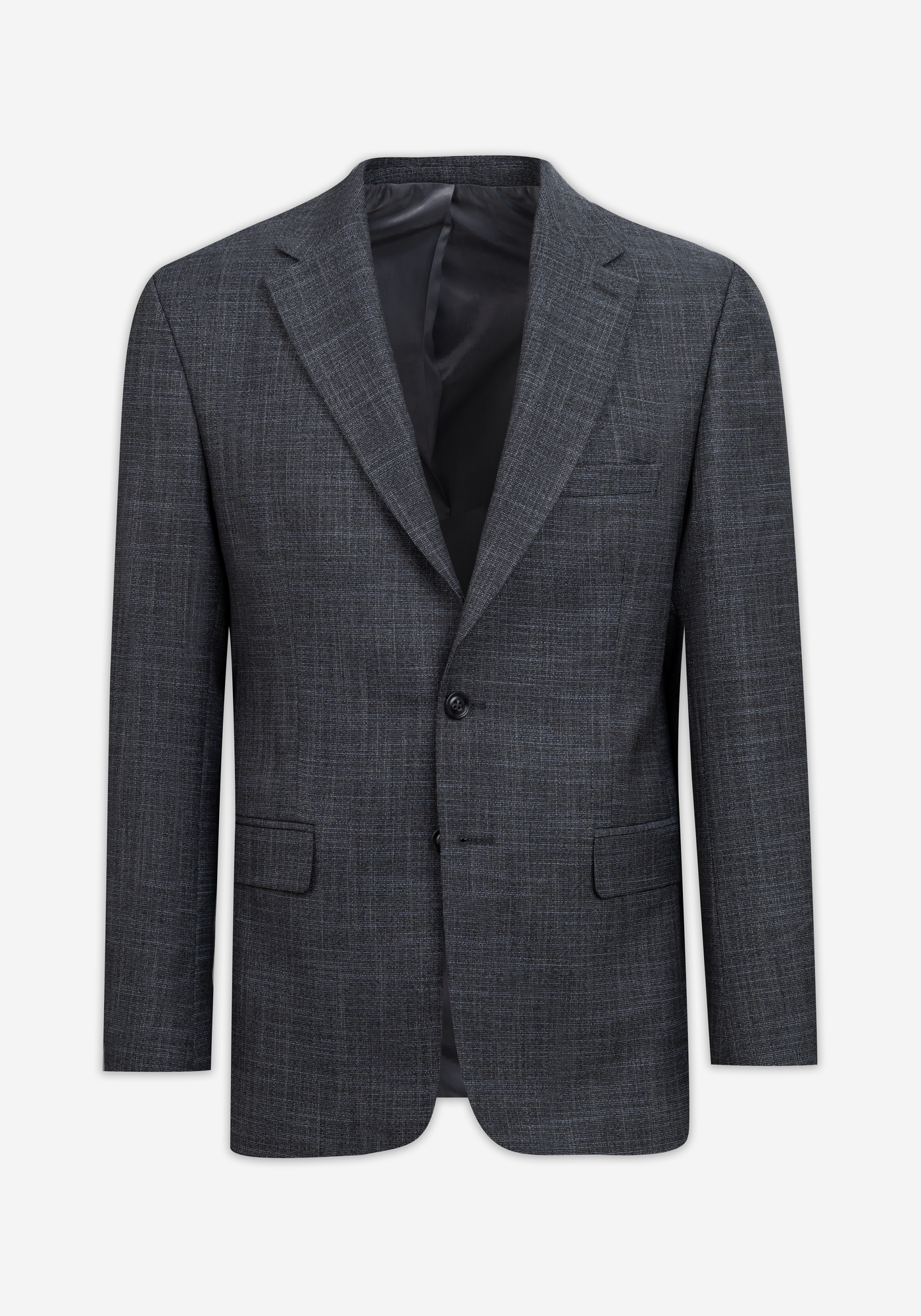 Contemporary Fit Jet Grey Mélange Blazer