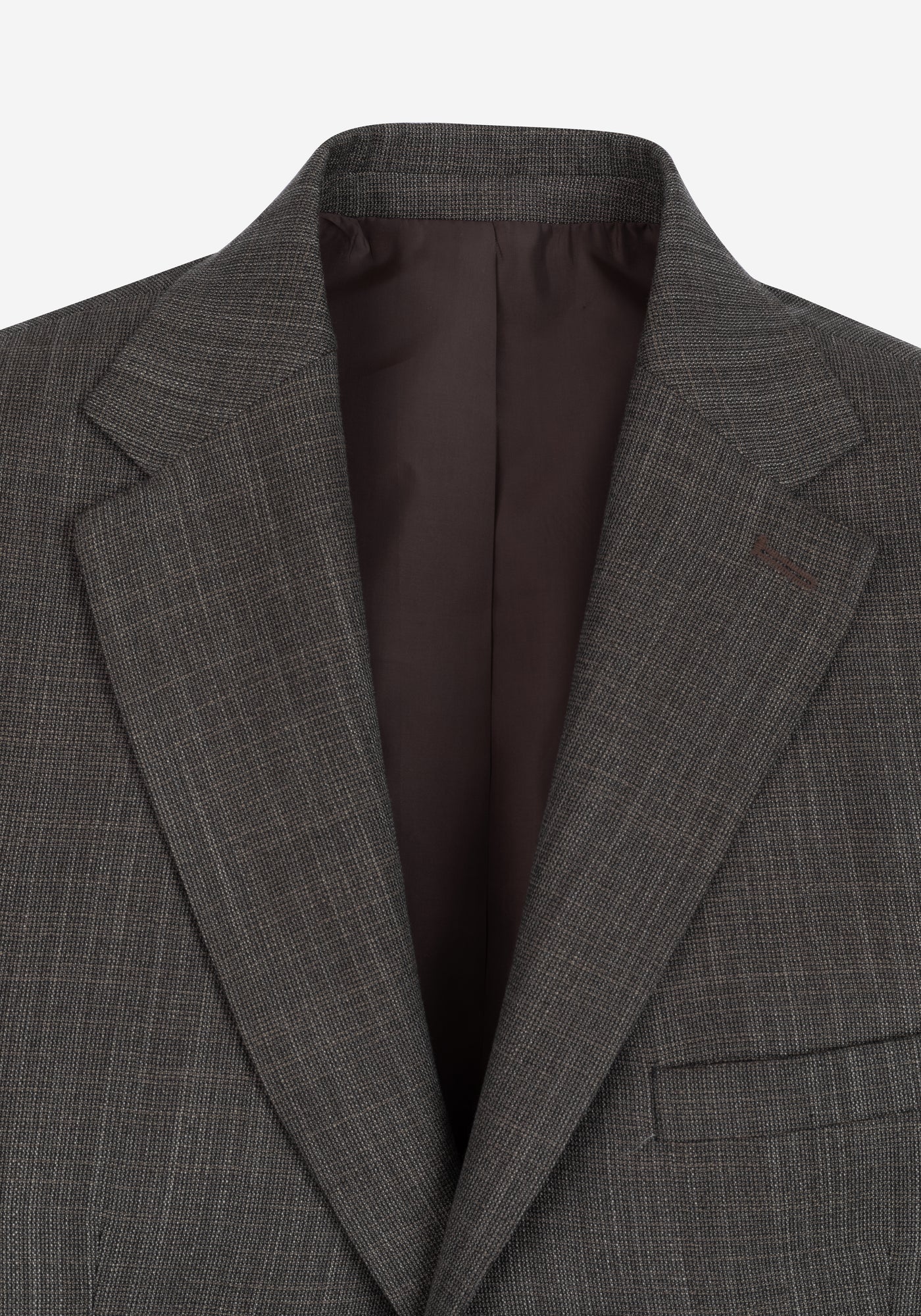 Contemporary Fit Taupe Beige Mélange Blazer