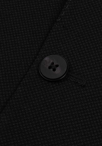 Contemporary Fit Spade Black Piqué Blazer