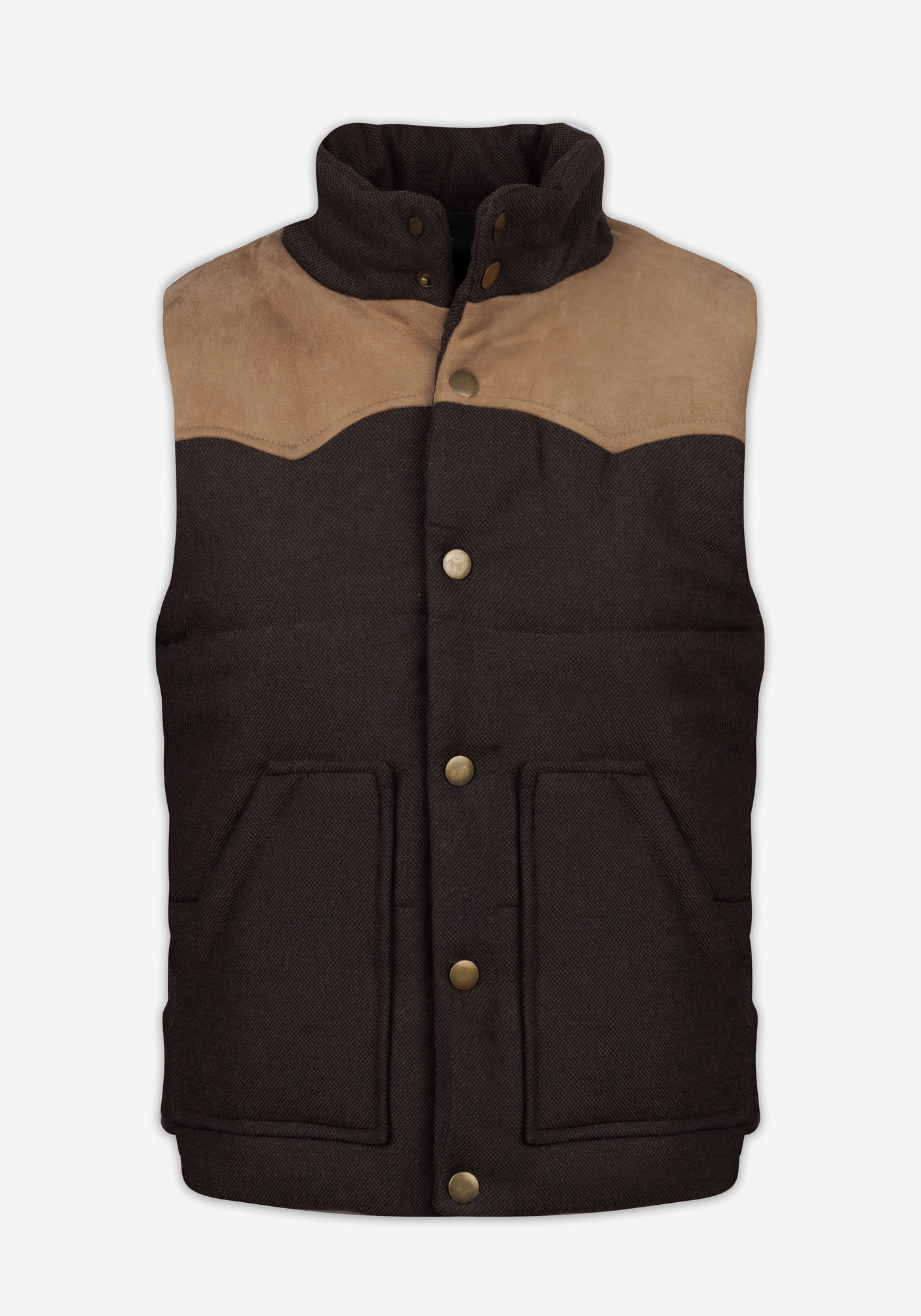 Rusty Beige Down Vest