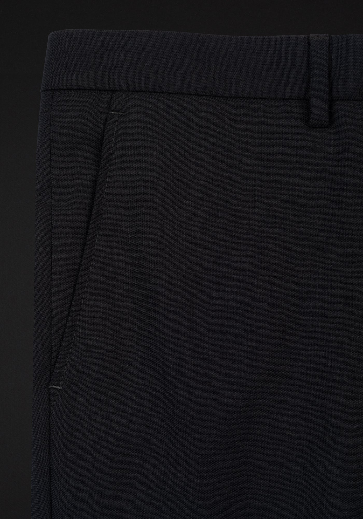 Grit Black 130S Cool Wool Pants