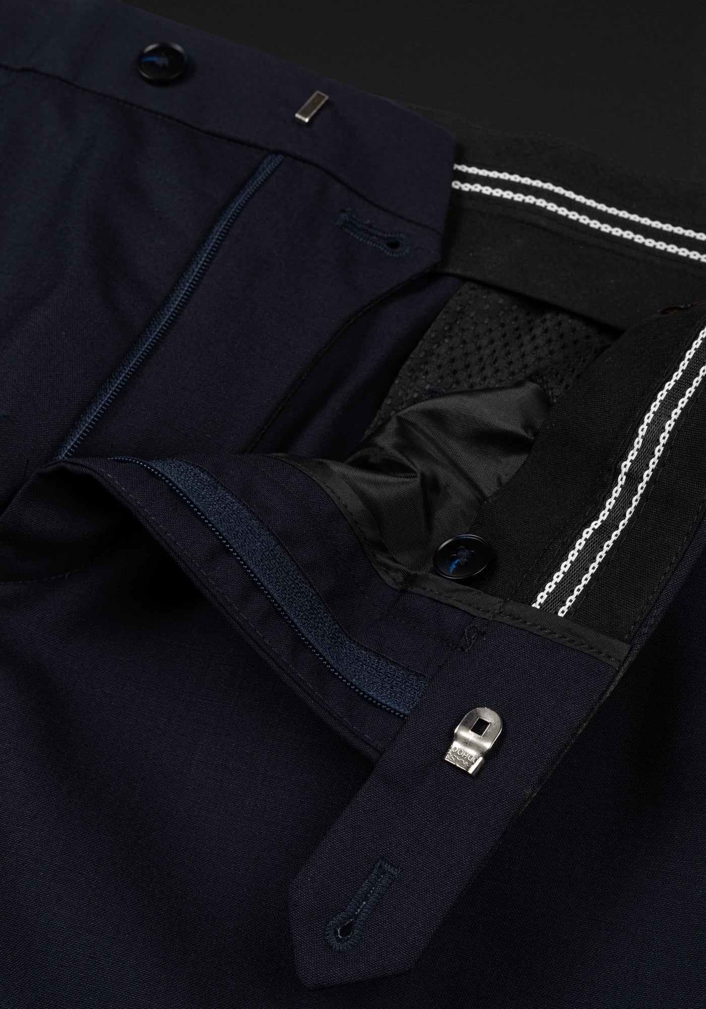 Deep Navy 130S Cool Wool Pants