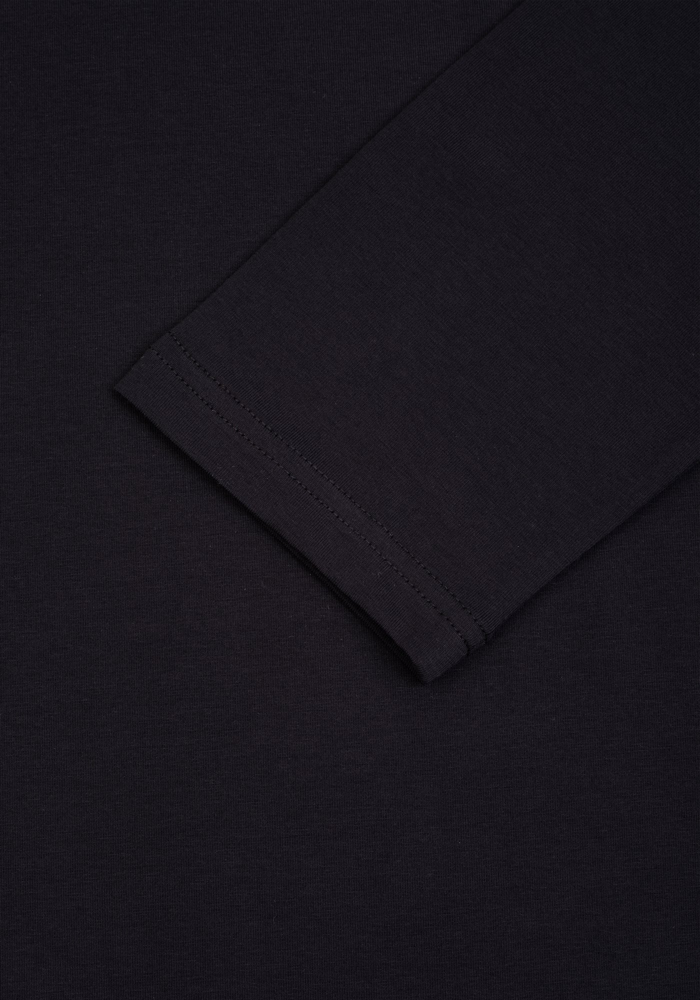 Vortex Black Cotton Undershirt - Long Sleeve