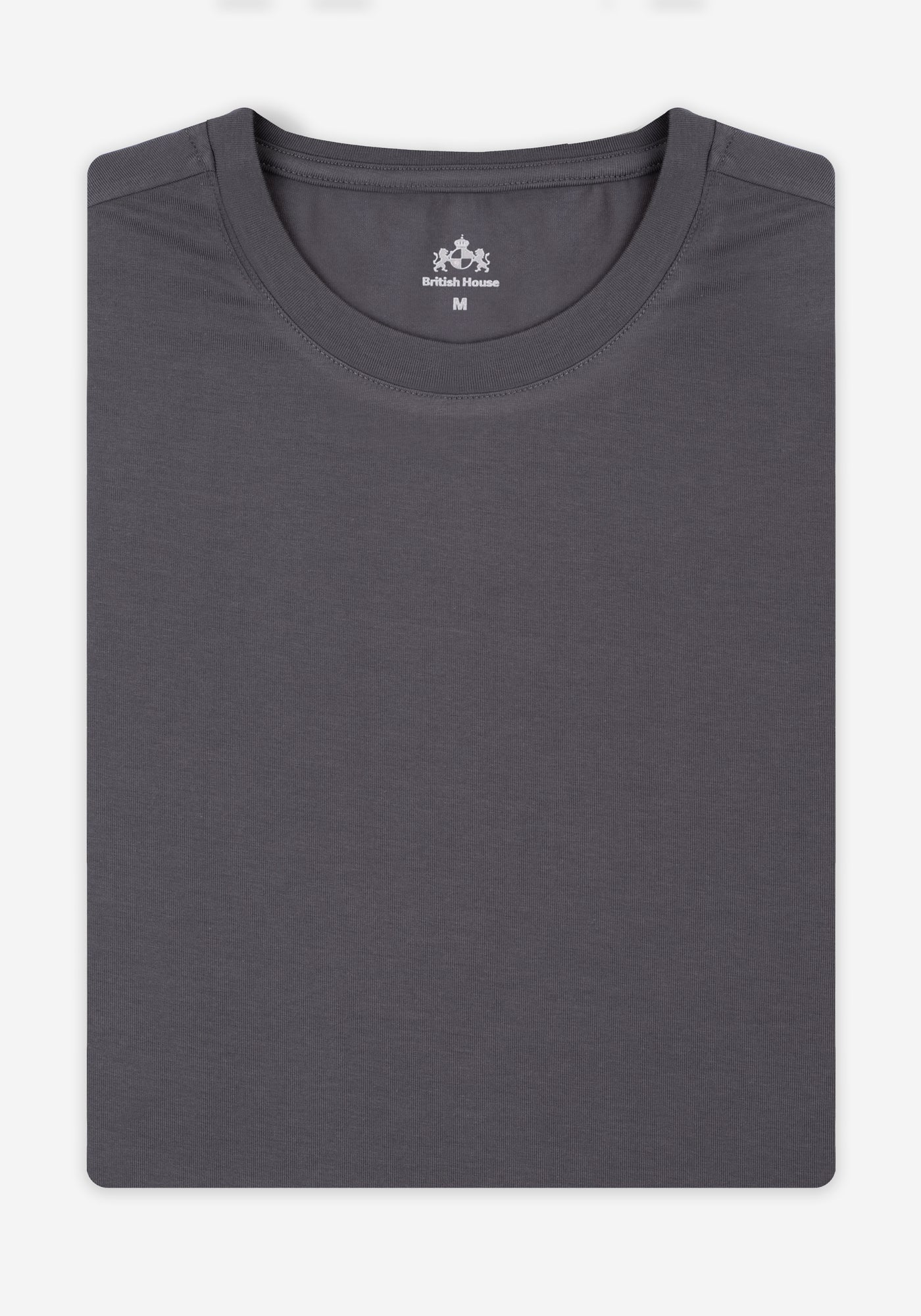 Fog Grey Cotton Undershirt - Long Sleeve