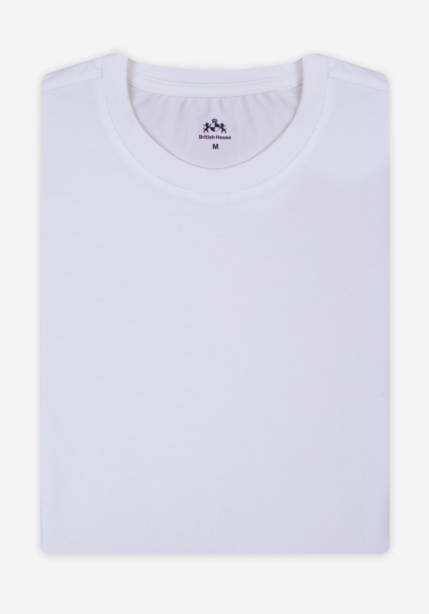 Crisp White Cotton Undershirt - Long Sleeve