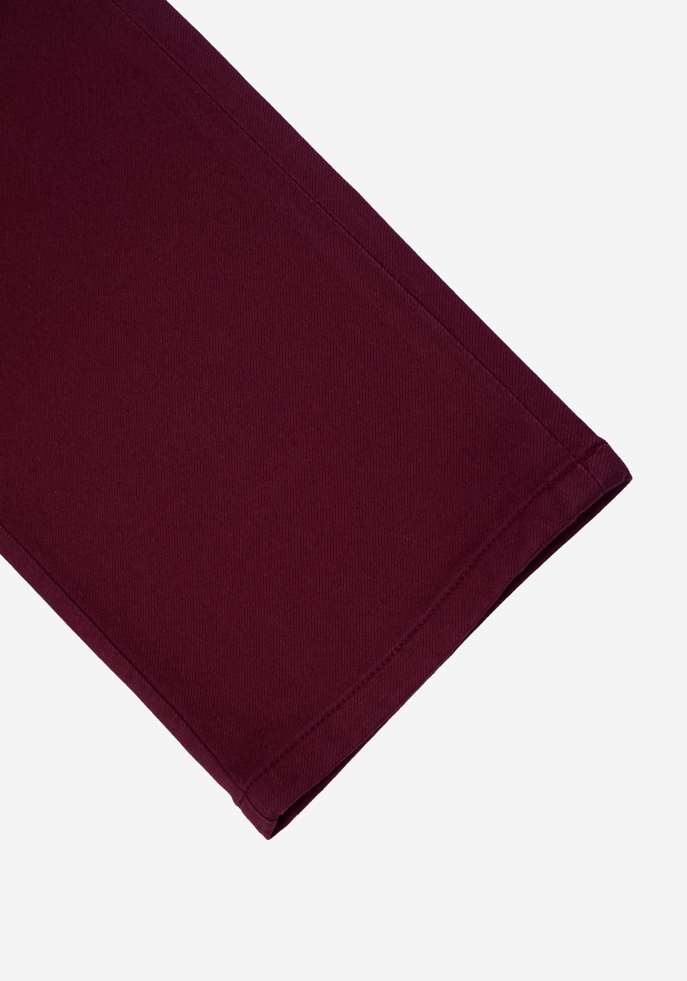 Contemporary Fit Burgundy Gabardine