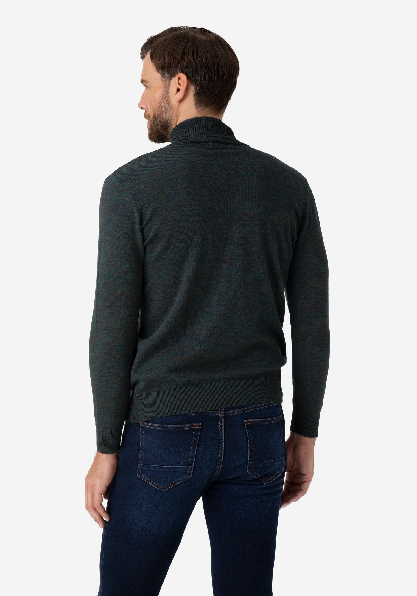 Black Olive Turtle Neck Pullover