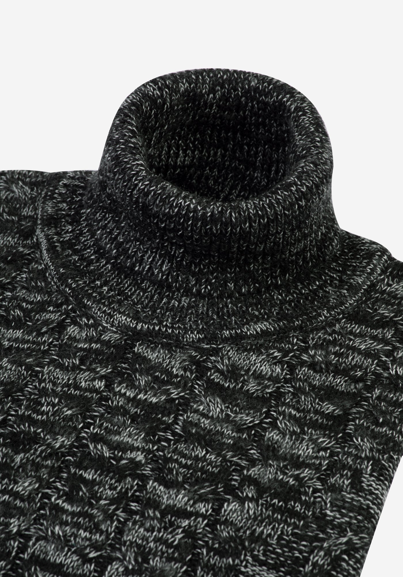 Dark Grey Turtle Neck Pullover