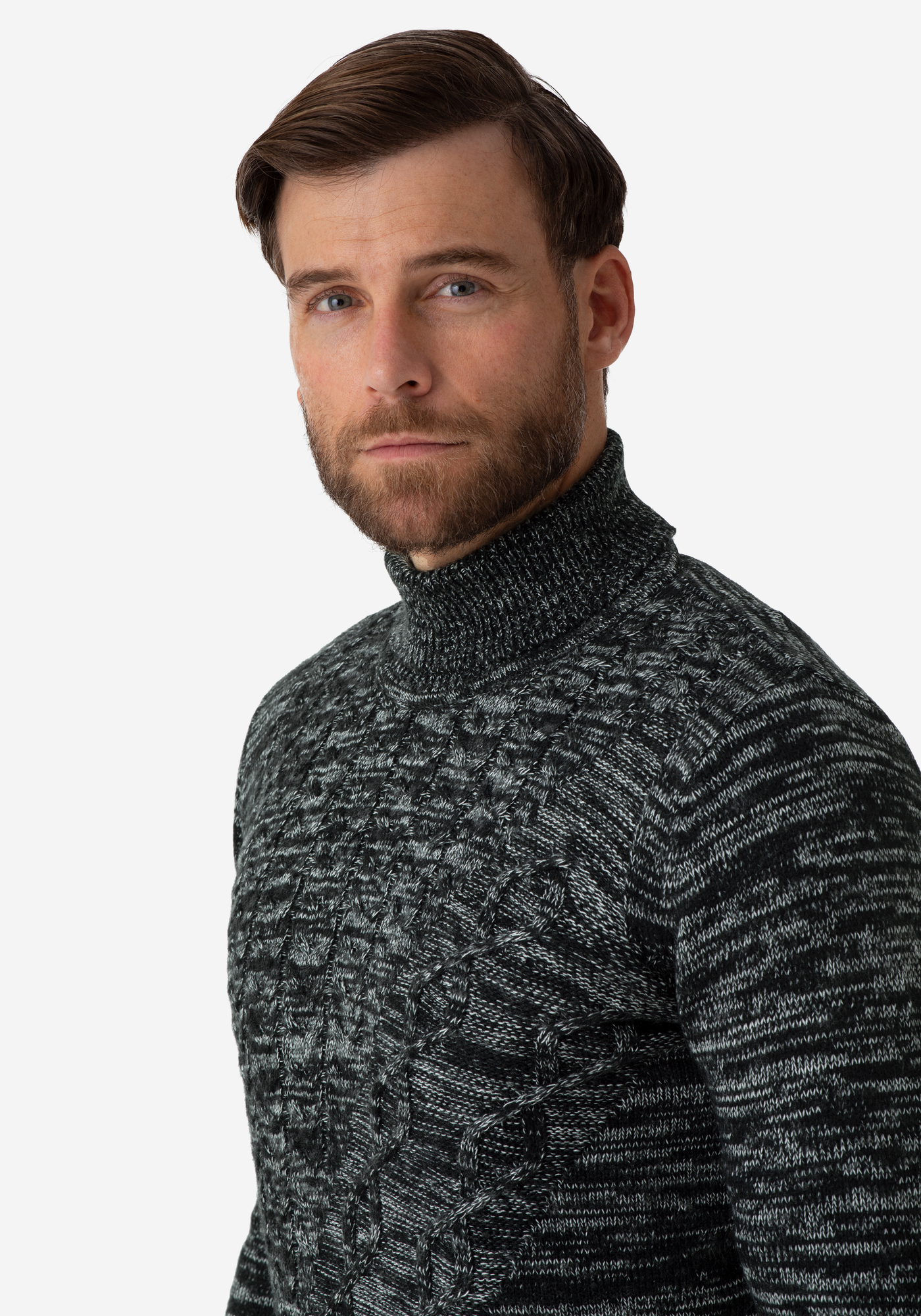 Dark Grey Turtle Neck Pullover