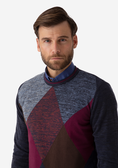 Colorful Rhombus Pullover